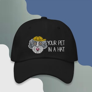 Your Pet in a Hat Dad Cap
