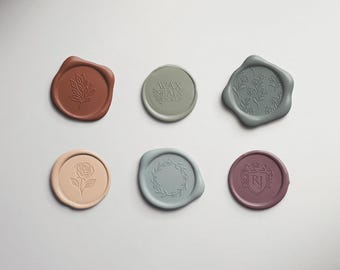 Customizable Wax Seals Mockup, High-Resolution PSD, Editable Sealing Stamp Design for Branding, Logo Presentation, Stationery Styling