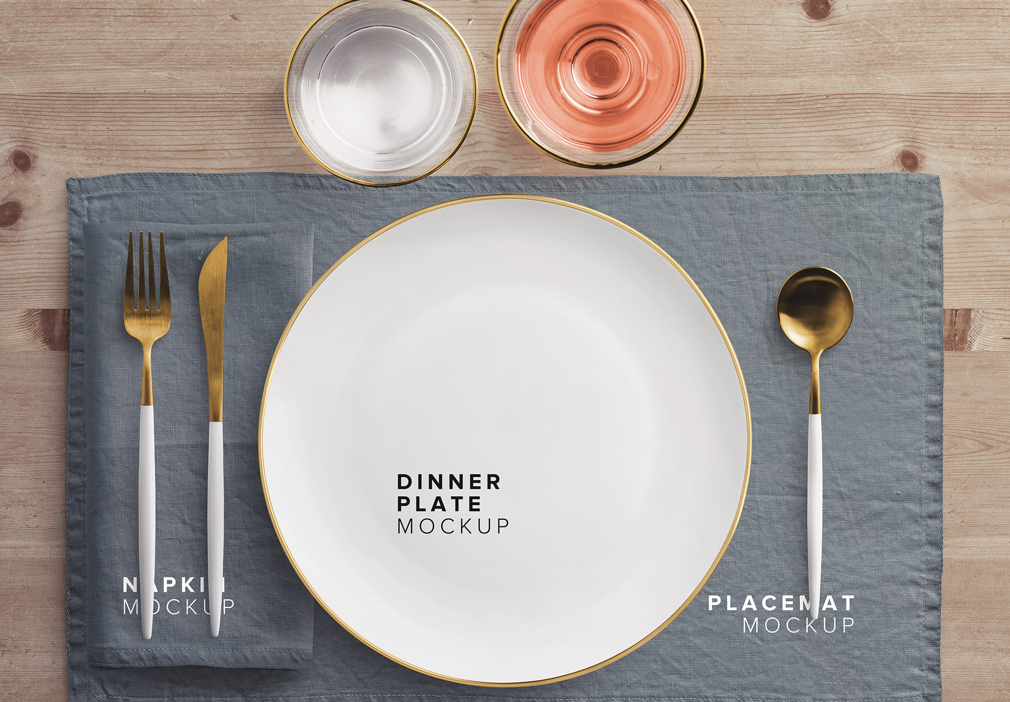 DINNER TABLE MOCKUP Plate Mockup Scene Creator Mockup Etsy