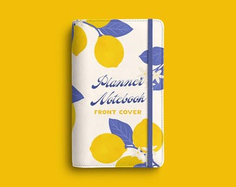 Premium Minimalist Planner Cover Mockup, Top-Down View for Branding, Digital Planner Design Presentation, Editable Stylish