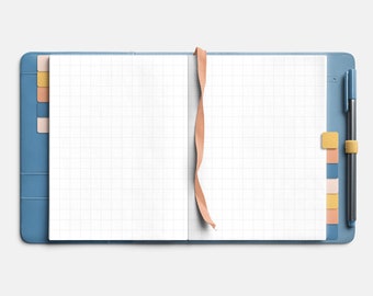 Notebook Planner Mockup: Digital Workbook Template (PSD, PNG)