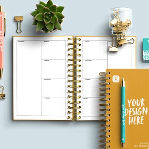 Spiral Bound Planner & Springtime Scene Creator Kit