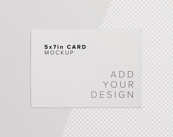 Card Mockup Bundle: Invitation, Greeting & Business Card (Digital Download)