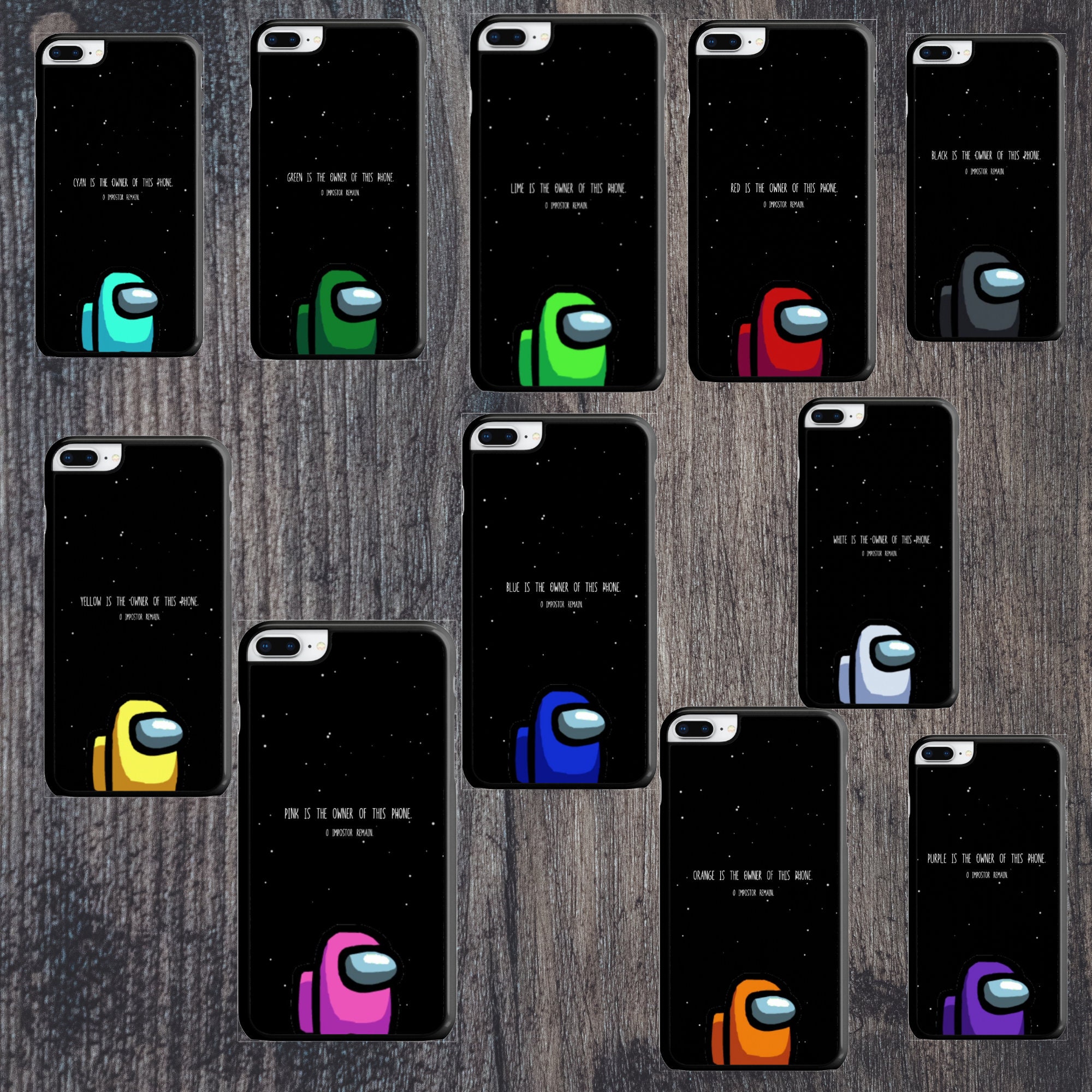 Among us character phone case ___ is the owner of Etsy