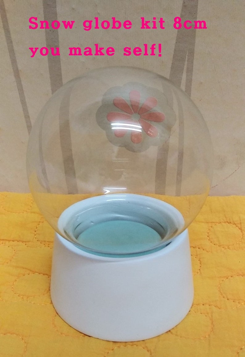 DIY Snow Globe Kit 8cm10cm 12cm15cm You Make Self Etsy UK