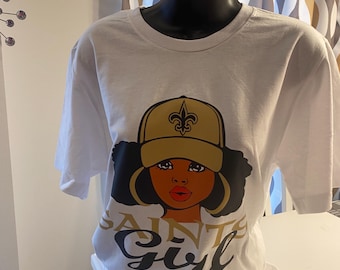 Paquete de imágenes PNG de chicas de los Santos de Negro y Oro (Descarga digital)