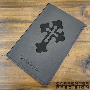 Personalized ESV Thinline Bible | TruTone (Black), Black Letter, Custom Laser Engraving