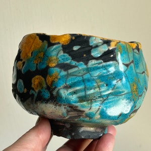 Miska Matcha Raku Ceramics Chawan Ręczna robiona ceramiczna miska do herbaty Ceremonia herbata w stylu japońskim