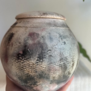 Raku Cremation Urn for human or pets Raku ceramics memorial urns human ahses keepsake urns terra  efeckt OOAK Organic Earth Tones