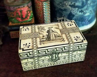 Hand Painted Decoupaged Box