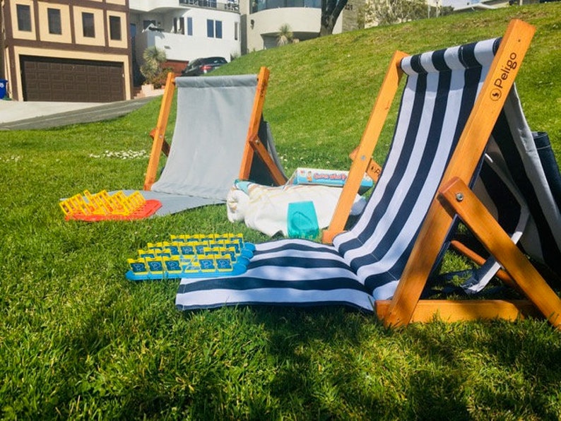 Beach Chairs vintage style Etsy