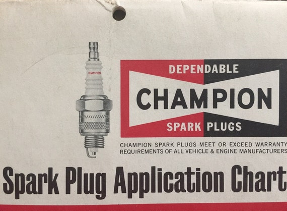 Automotive Spark Plug Application Chart