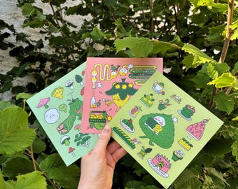 Treekins mini square prints | High quality digital prints | Original illustration