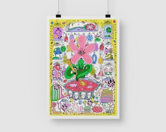 The Perfumist | A4 high quality print | Original illustration