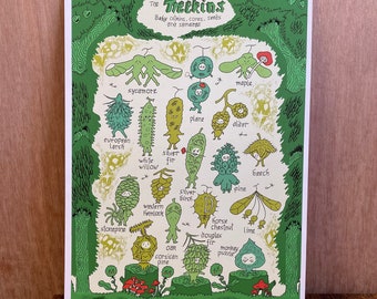 The Treekins | A4  high quality print | Original illustration