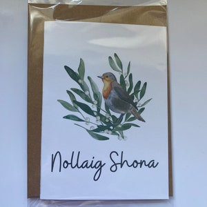 Nollaig Shona Rotkehlchen Kartenset (10)