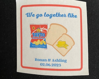 Tayto Stickers for Tayto Sandwich Packs (x15)