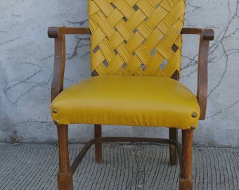 Rare Shelby Williams Dining Chair Mid Century Modern Caned Etsy