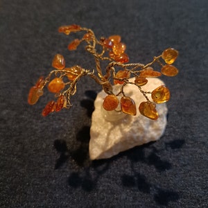 Vintage Amber Tree of Life