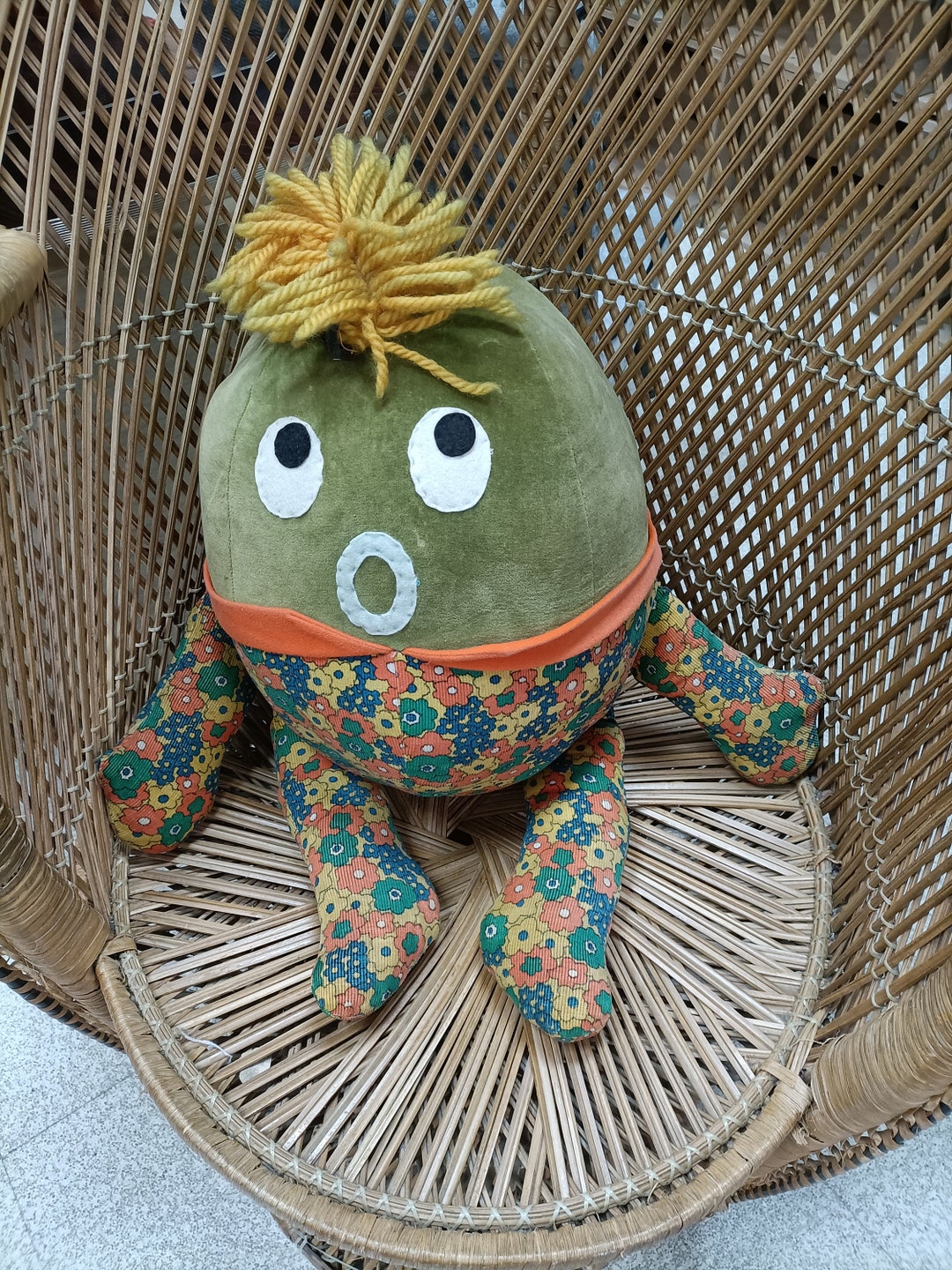 Humpty Dumpty Plush Toy Etsy