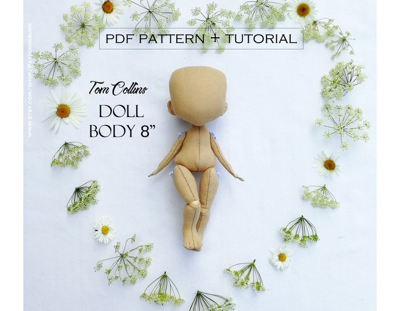 Doll pdf. Выкройка шарнирной куклы 30 см. Pdf pattern and tutorial body doll. Выкройка текстильной куклы яны гарбузовой. Pattern of the body of a textile doll.