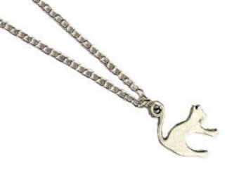 Cat necklace, animal necklace, cat jewellery, kitty necklace, cat gift, gifts for girls, kitty cat, cat pendant, cat lovers, kitty gift