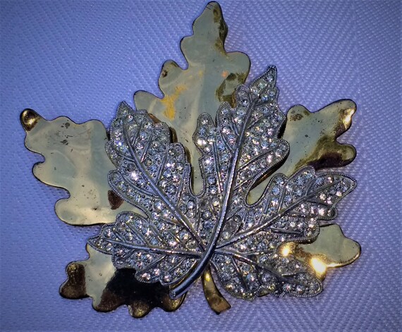 Vintage MCCLELLAND BARCLAY Maple Leaf Brooch - RA… - image 7