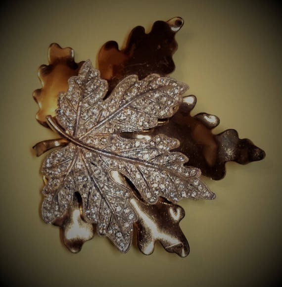 Vintage MCCLELLAND BARCLAY Maple Leaf Brooch - RA… - image 8