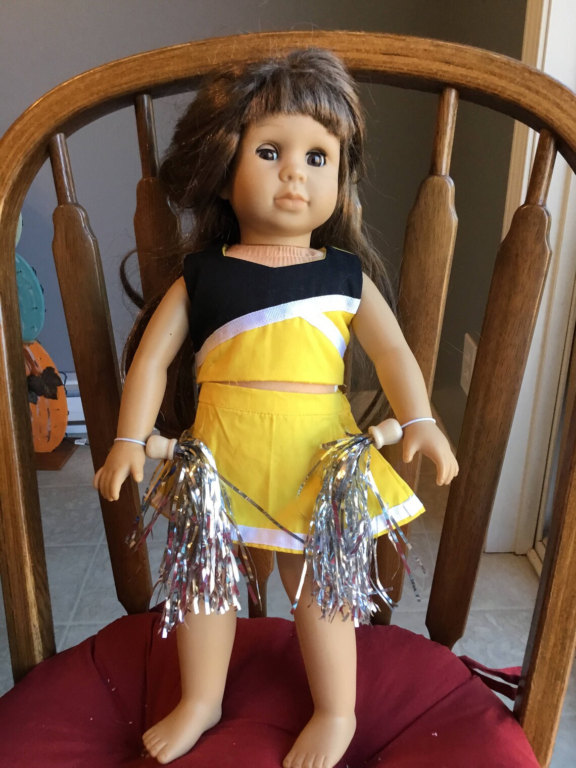Cheerleading Outfit for 18 Doll Such as American Girl Etsy