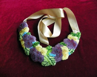 Neckline Beadwork Handmade Free Shipping