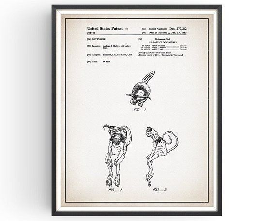 Star Wars Salacious Crumb Patent Print
