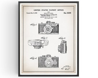 Camera Patent Print | Etsy