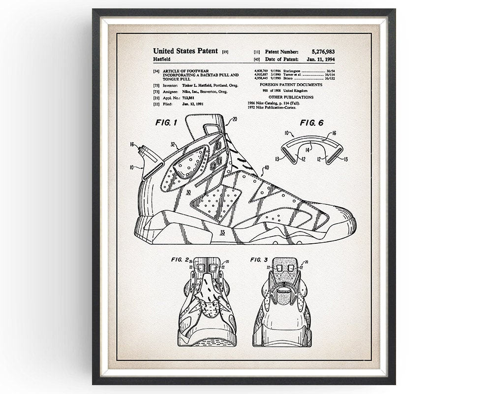 NIKE Air Jordan 11 Patent Print vintage Nike Nike Art Air Jordan