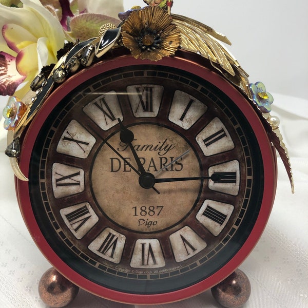 Swarovski Clock Etsy