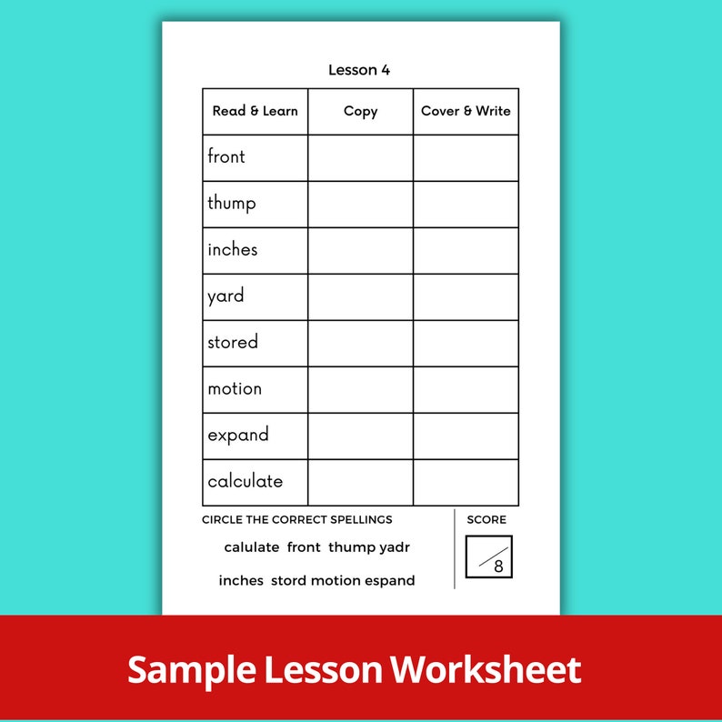 spelling-practice-worksheets-for-grade-2-year-3-ages-6-etsy