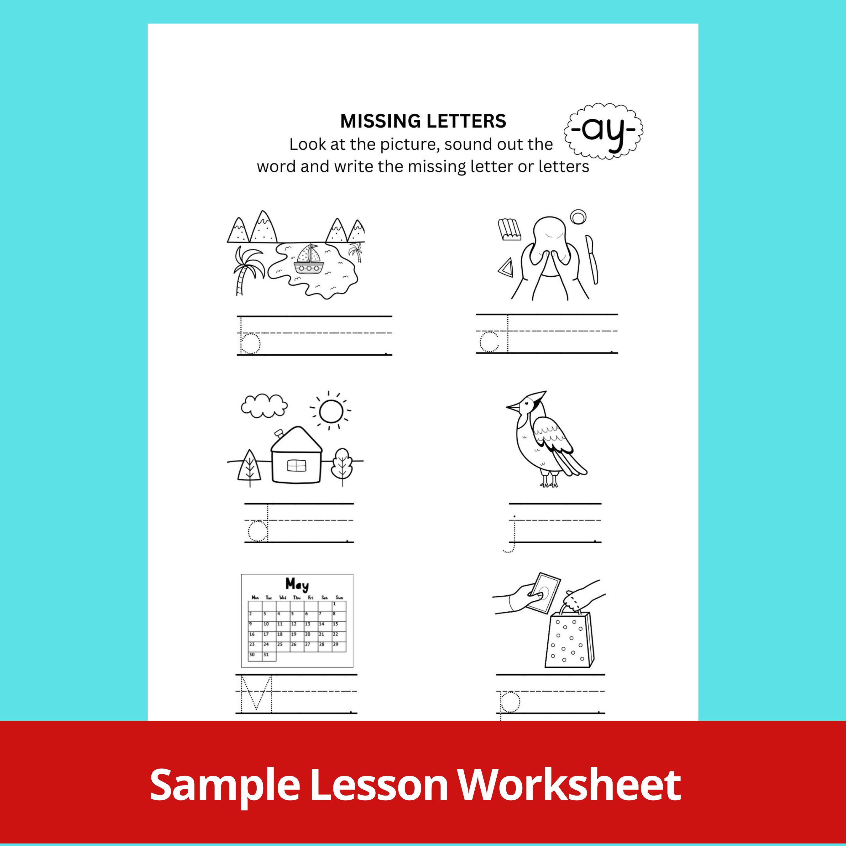 Phonics for beginner readers: write and learn.