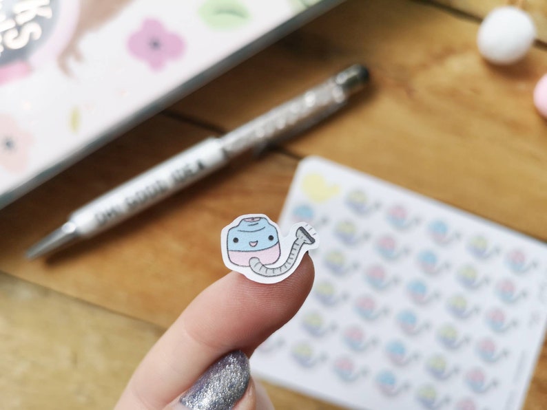 Download Schoonmaak stickers vacuüm stickers kleine stickers kawaii ...