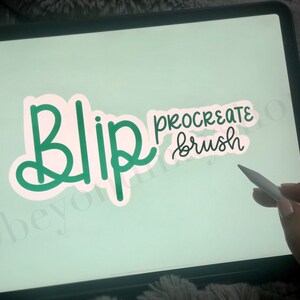 Blip Procreate Brush by Beyond May