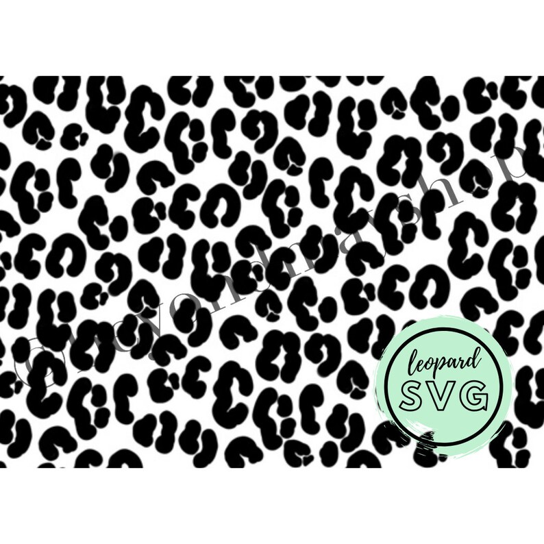 Download Leopard Print SVG / PNG Cut File for Cricut Design Space | Etsy