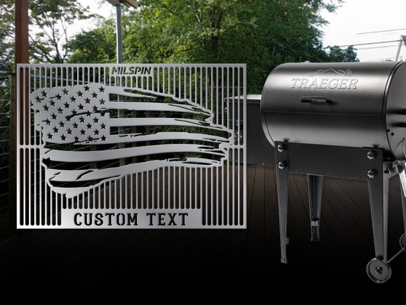 Traeger Custom Design Grill Grate 1/4 Thick Steel Etsy