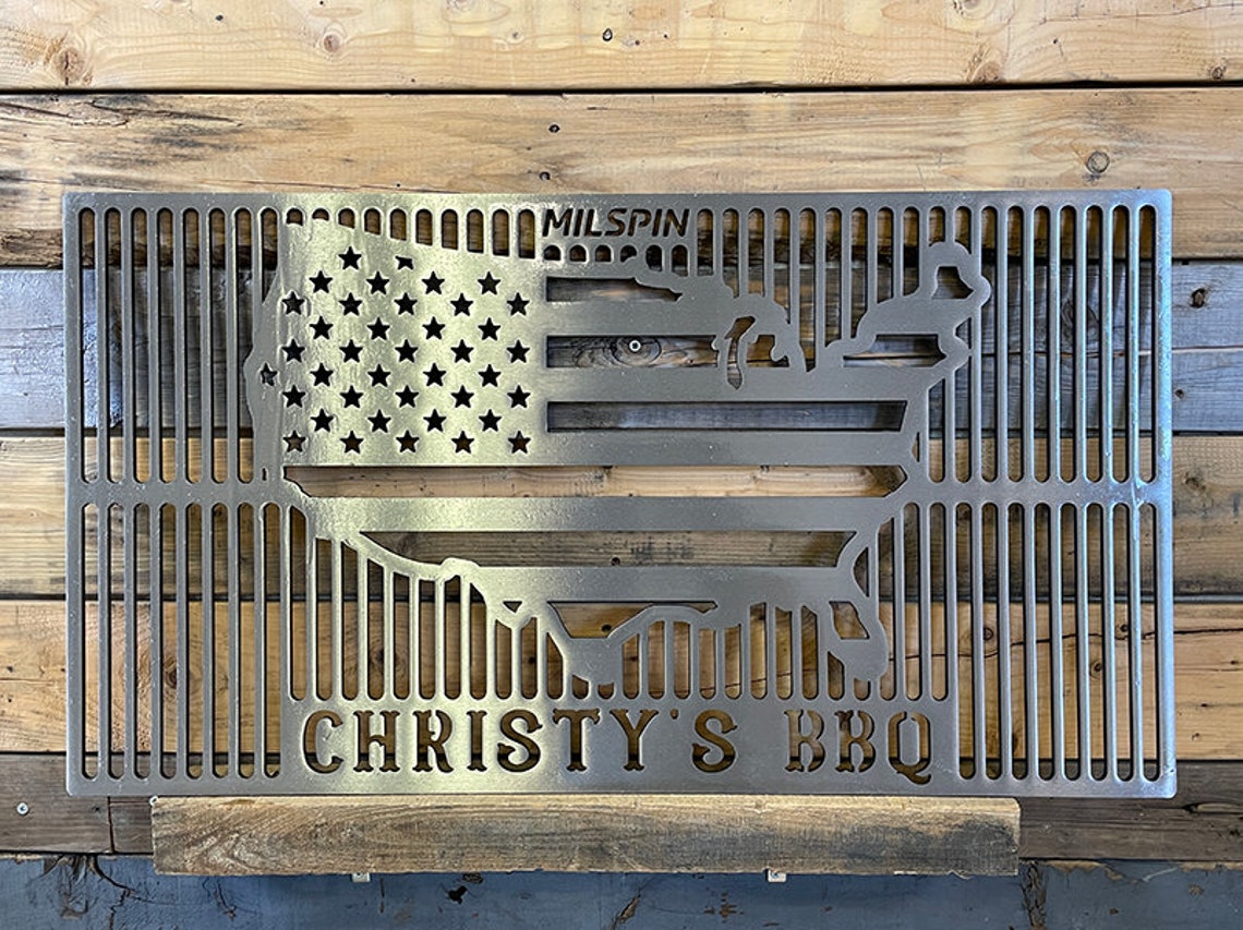Traeger Custom Design Grill Grate 1/4 Thick Steel Etsy