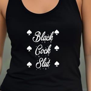 QOS Hotwife Racerback Tank: BBC Only, Cuckold Gift