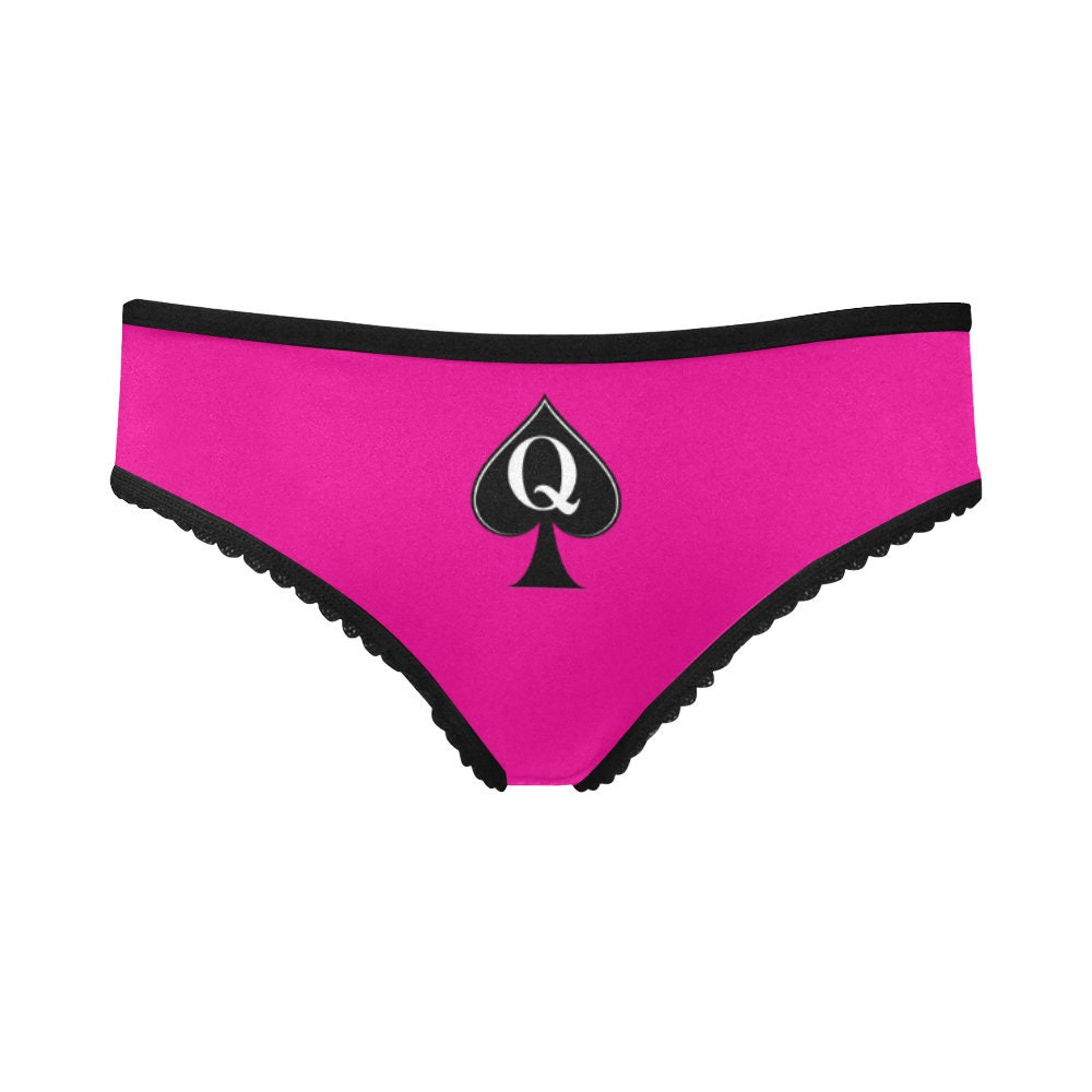 Spade Queen Women S Pink Panties Hotwife Clothing Queen Of Spades Panties T Idea For Cuckold