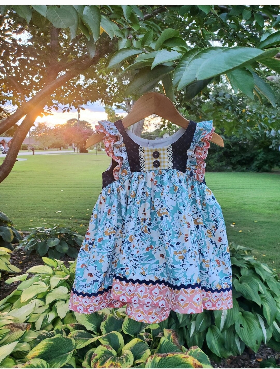 Handmade Boho Style Baby Doll Top and Bottom Leggings Set M2M Etsy
