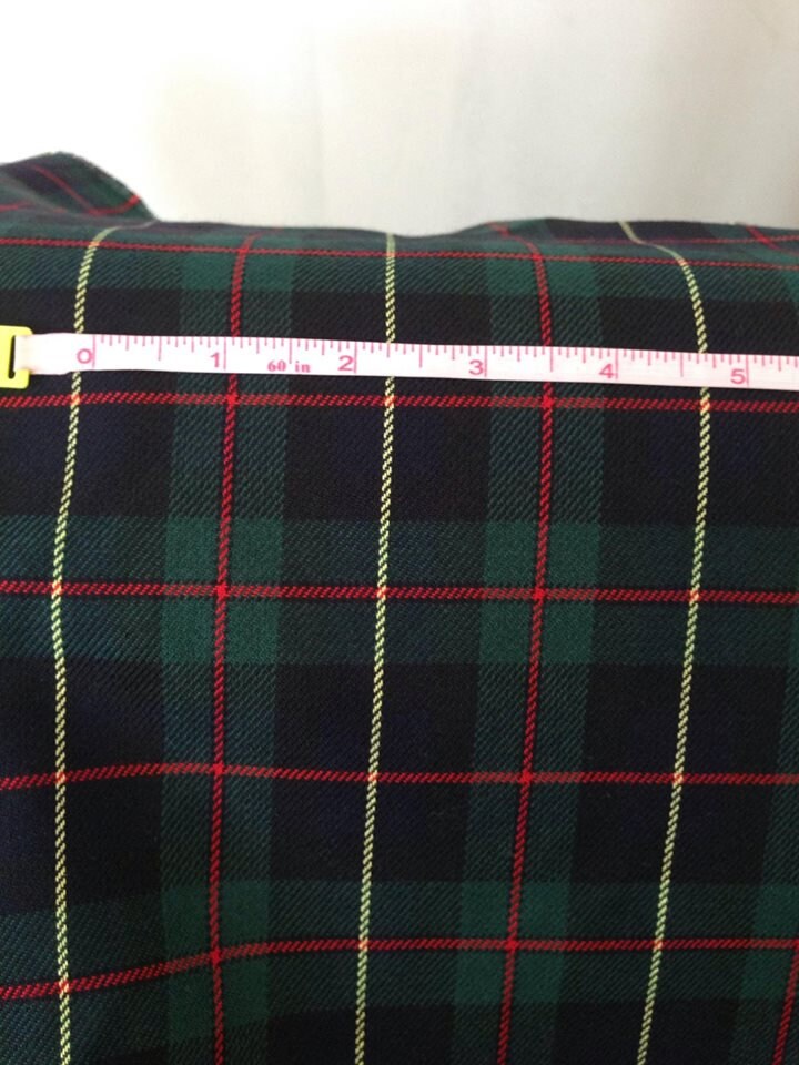 Fashion Tartan Plaid Check Polyviscose Fabric Classic Red & | Etsy