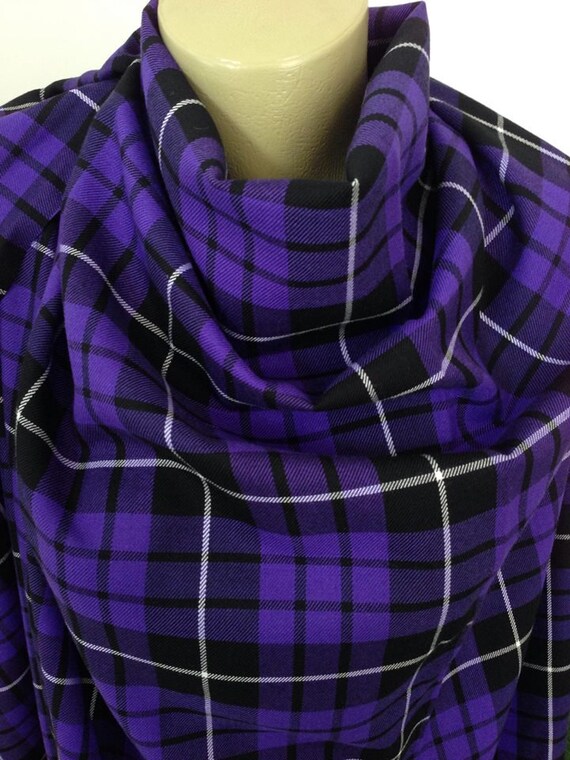 polyviscose tartan