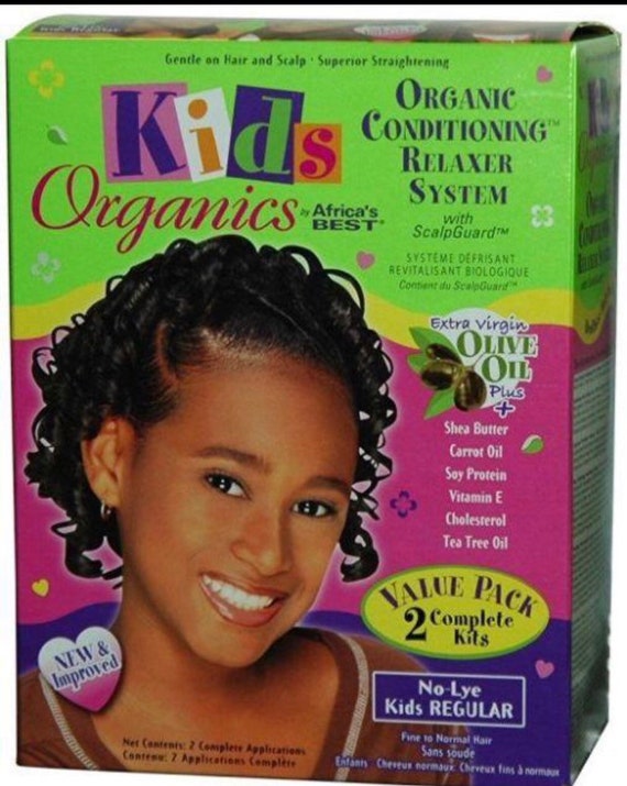 Kids Organics Organic Conditionig Relaxer System Kids Etsy
