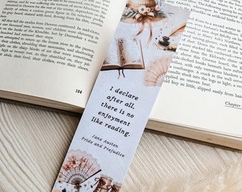 No hay placer como leer un marcapáginas / Jane Austen / Orgullo y prejuicio