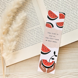 we are seeds bookmark | watermelon, gaza, palestine | all profits donated