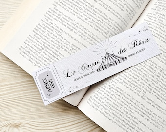 night circus bookmark | cirque des rêves